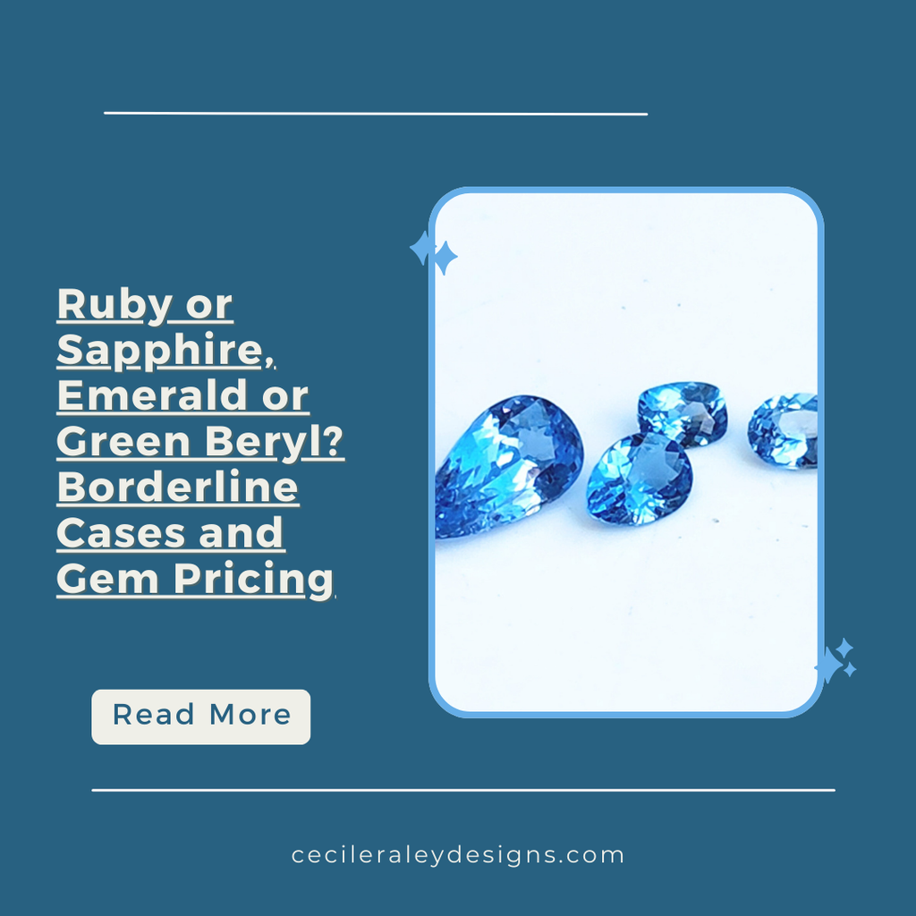 Ruby or Sapphire, Emerald or Green Beryl? Borderline Cases and Gem Pricing