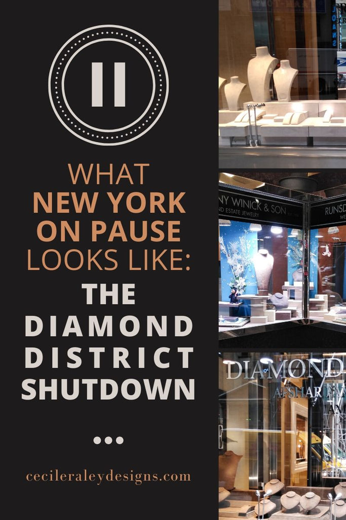 What New York City On Pause Looks Like: The Diamond District Shutdown