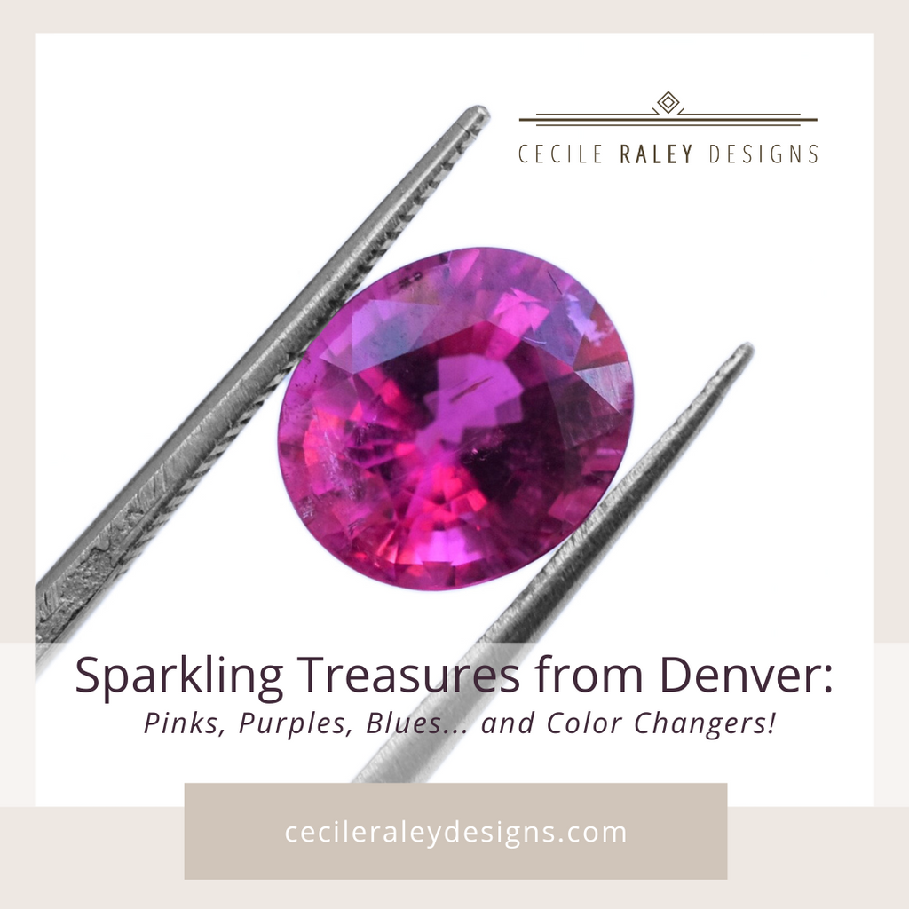 Sparkling Treasures from Denver: Pinks, Purples, Blues... and Color Changers!
