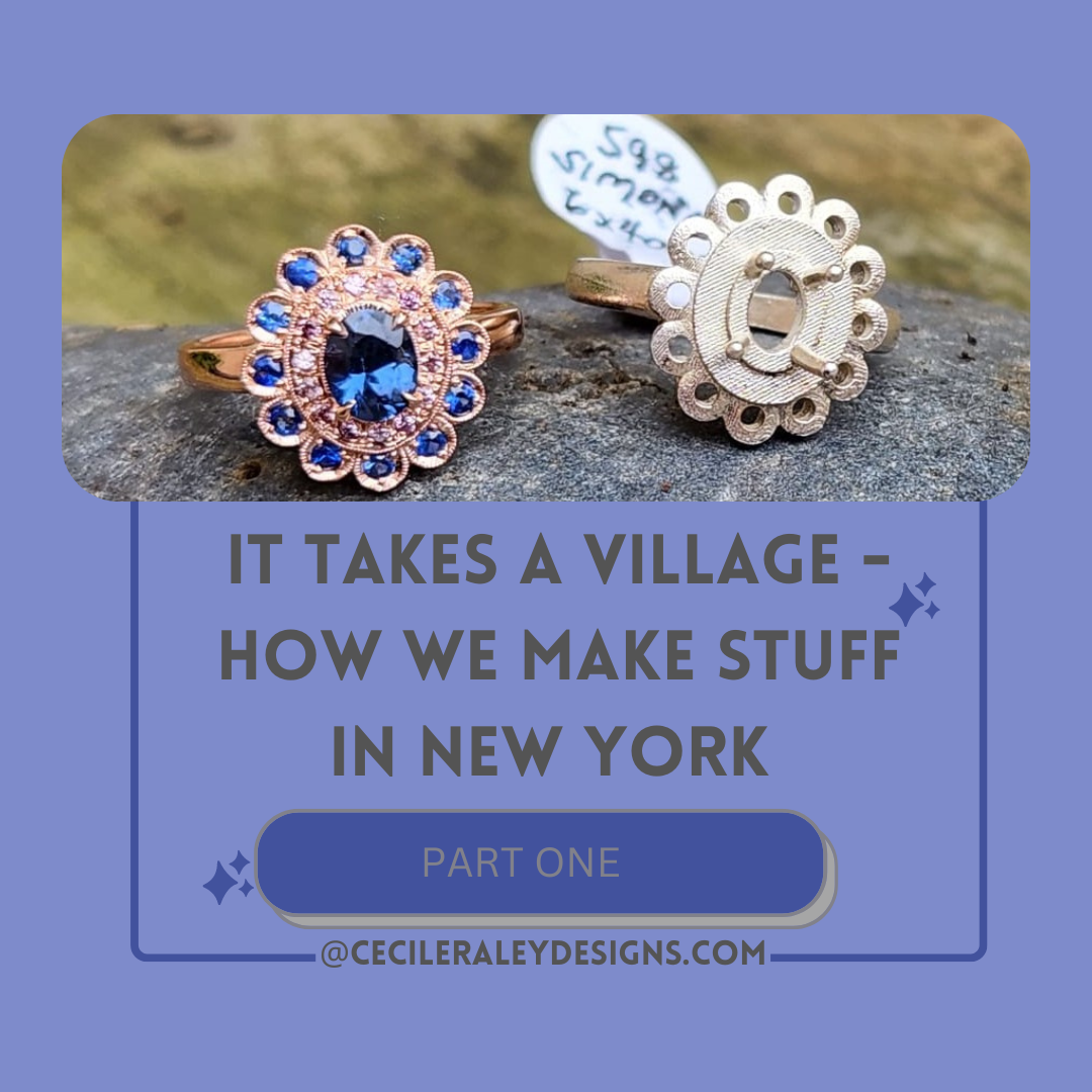 It Takes a Village: How We Make Stuff in New York – Part One– Cecile ...