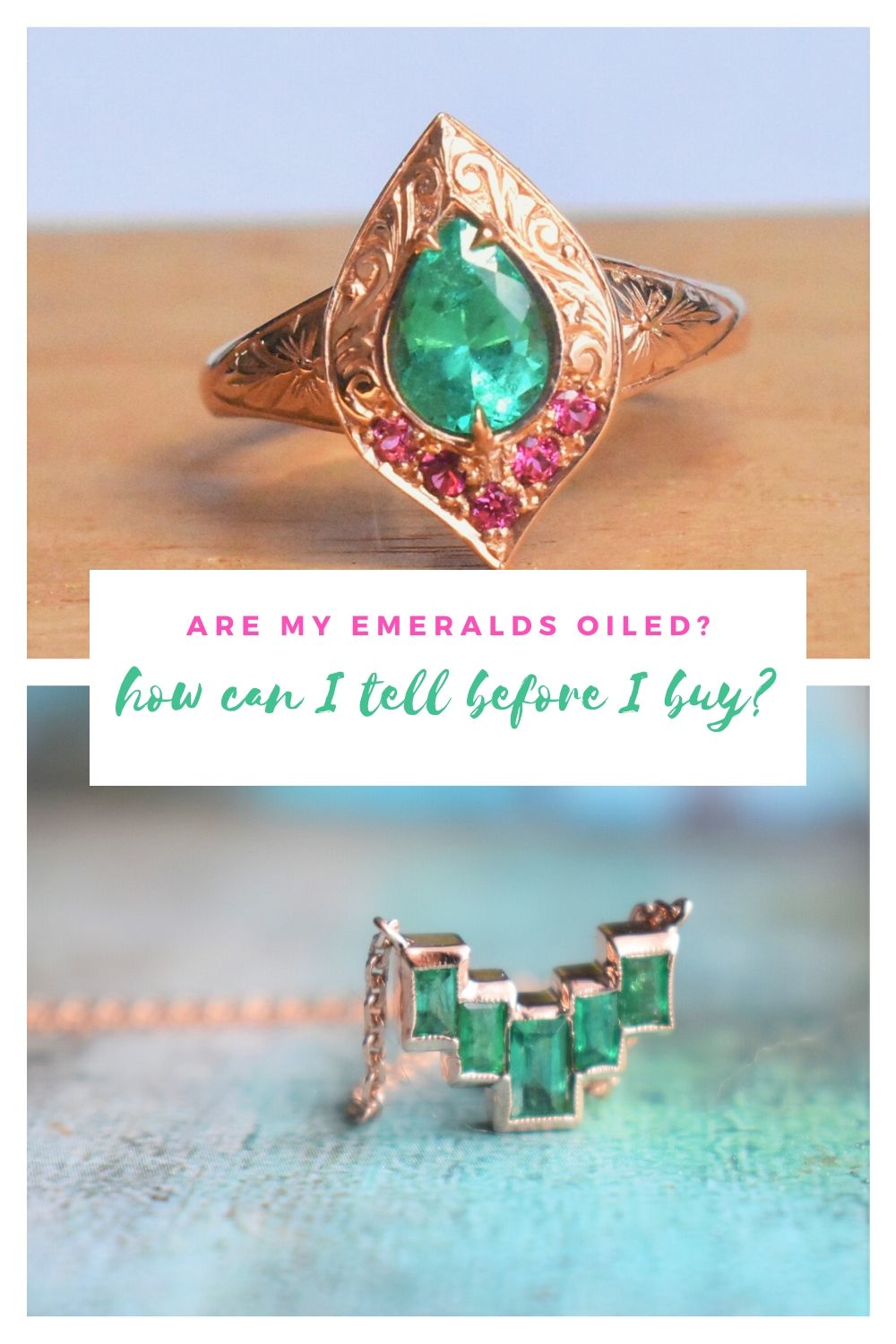 Oiling gemstones on sale